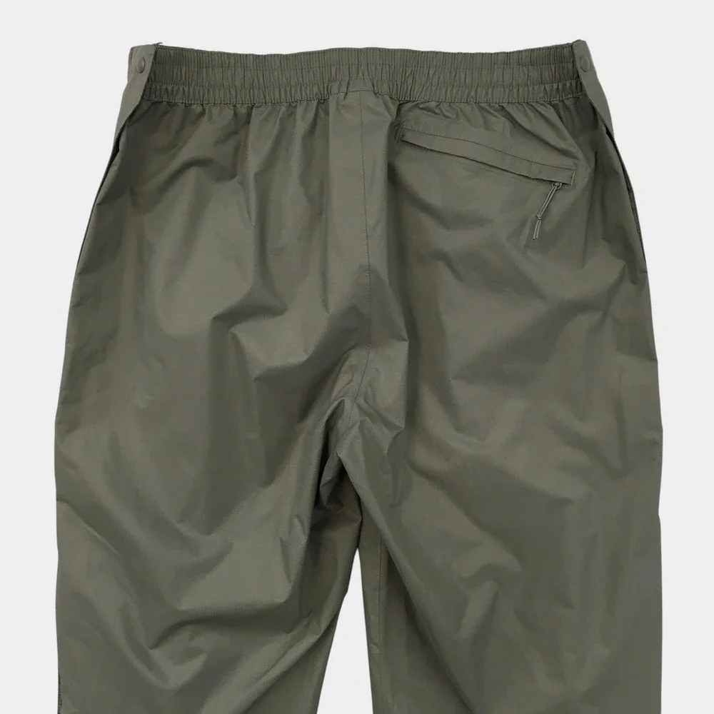 Outdoor Research Apollo Rain Pants Gray Green Ventia Waterproof Shell Mens XL
